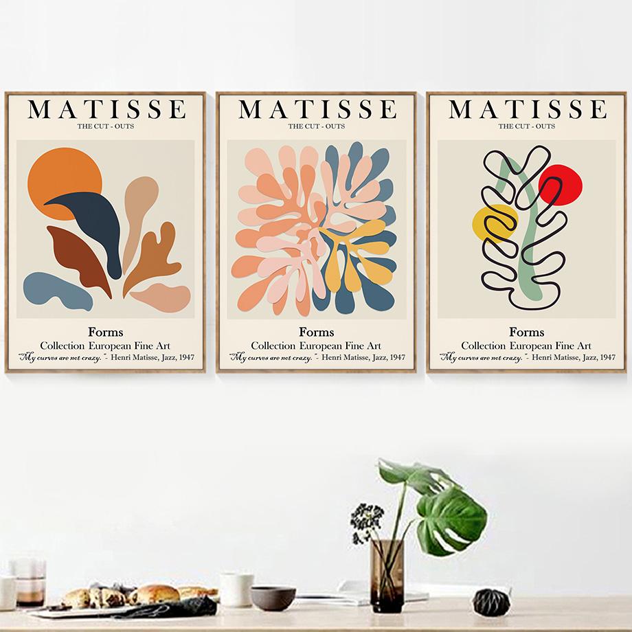 Abstract Matisse Set
