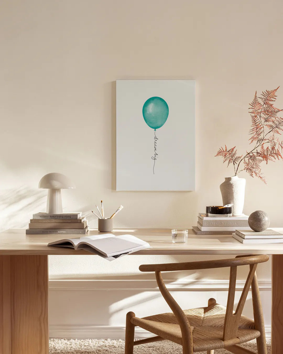 Dream Big Balloon - Printed Canvas