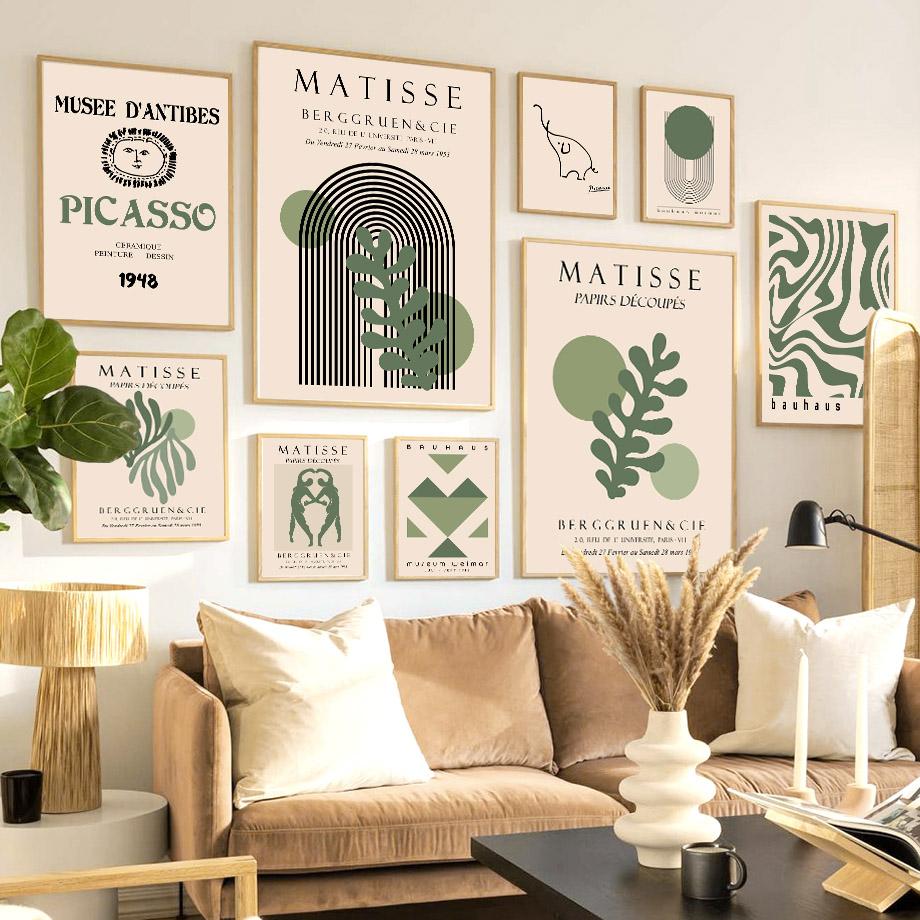 Abstract Matisse Bauhaus Picasso - Wall Set