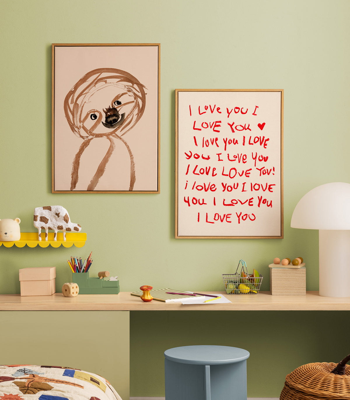 Love You Set - Printed Canvas