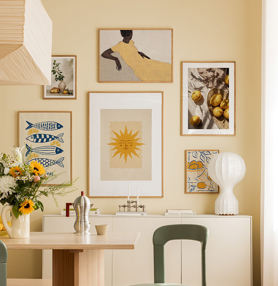 Natural Warmth Gallery Wall