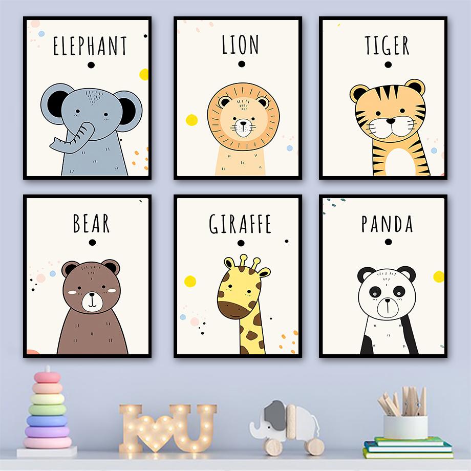 Netter Giraffe Wall Set (6 Pcs )