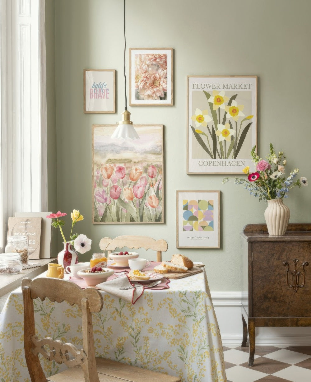 Spring Vibes Gallery Wall