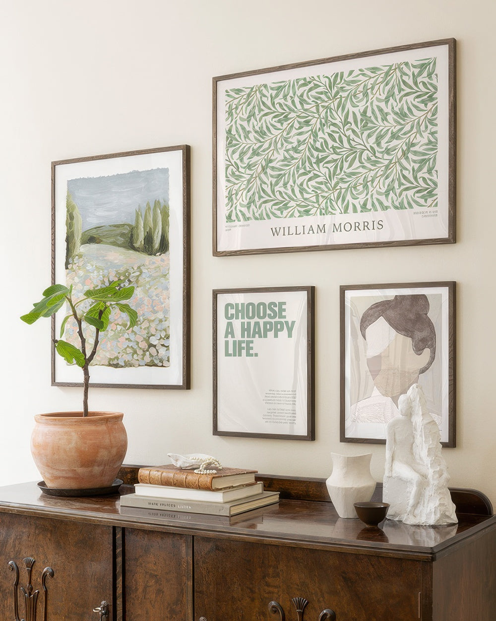 Summer Garden Gallery Wall