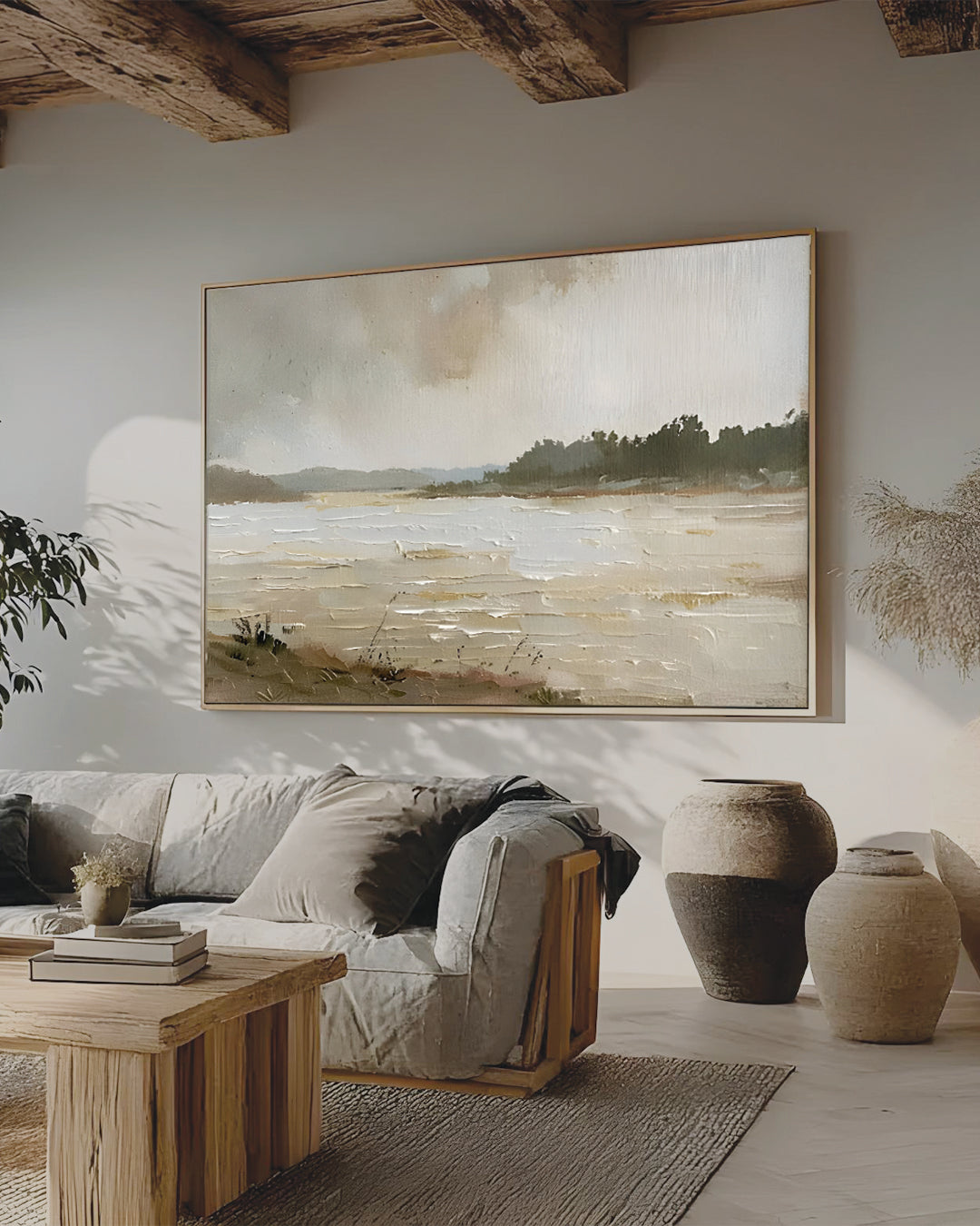 Vintage Landscape Art - Printed Canvas