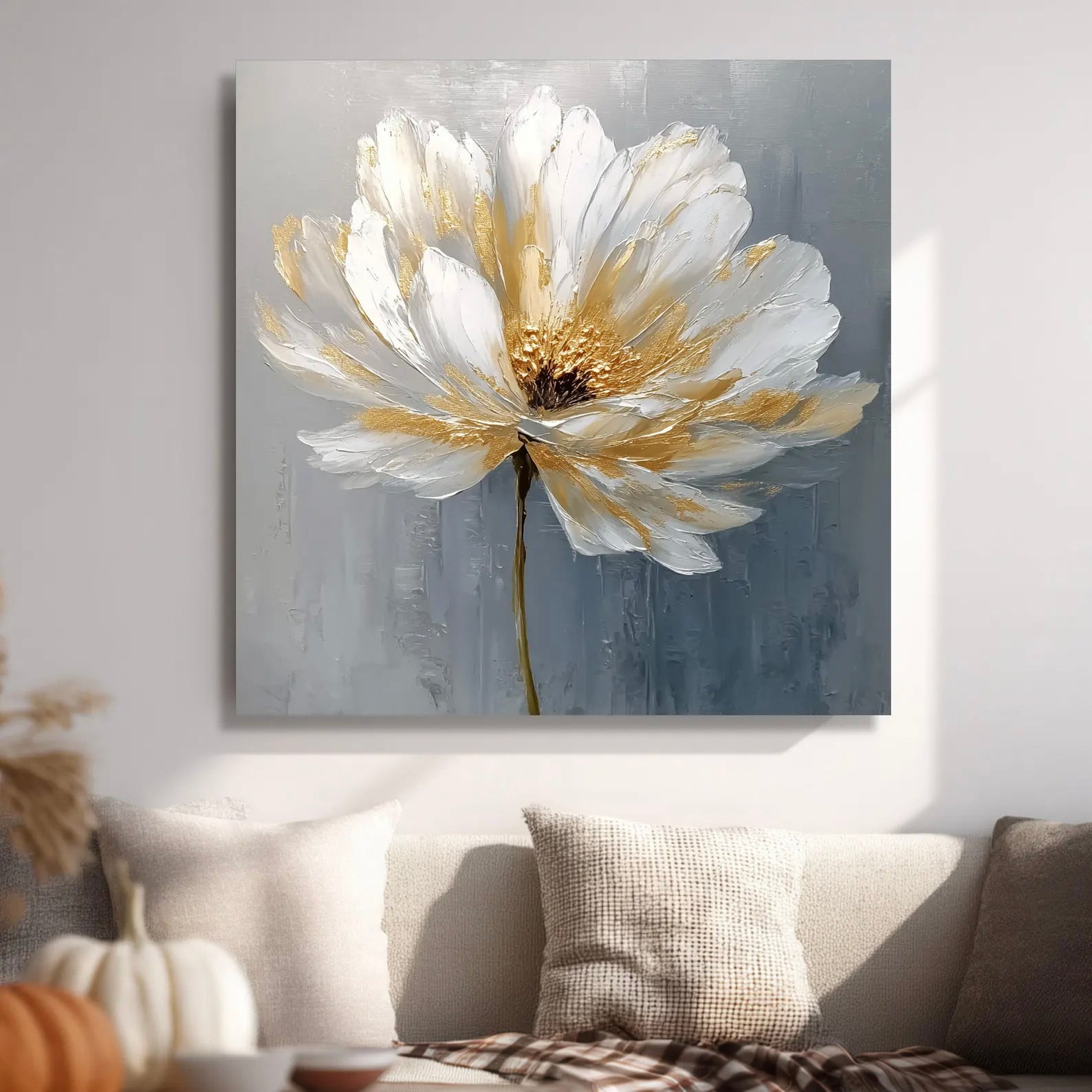 Abstract Flower Art - Printed Canvas