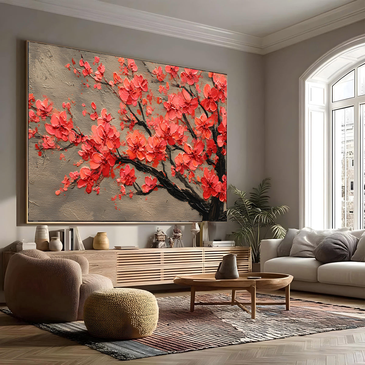 Royal Flowers Art - Printed Canvas