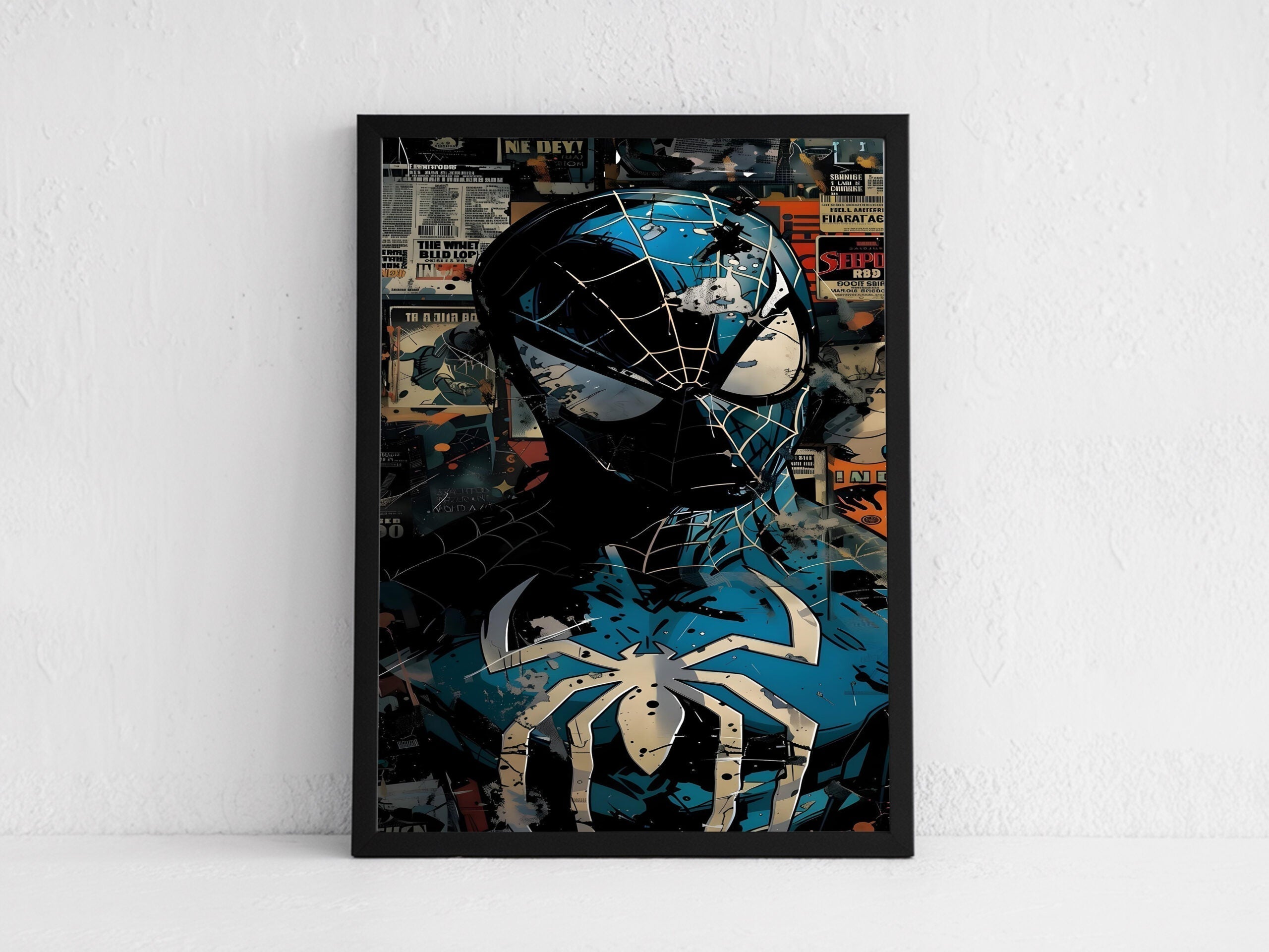 Blue Spider Man - PVC Frame