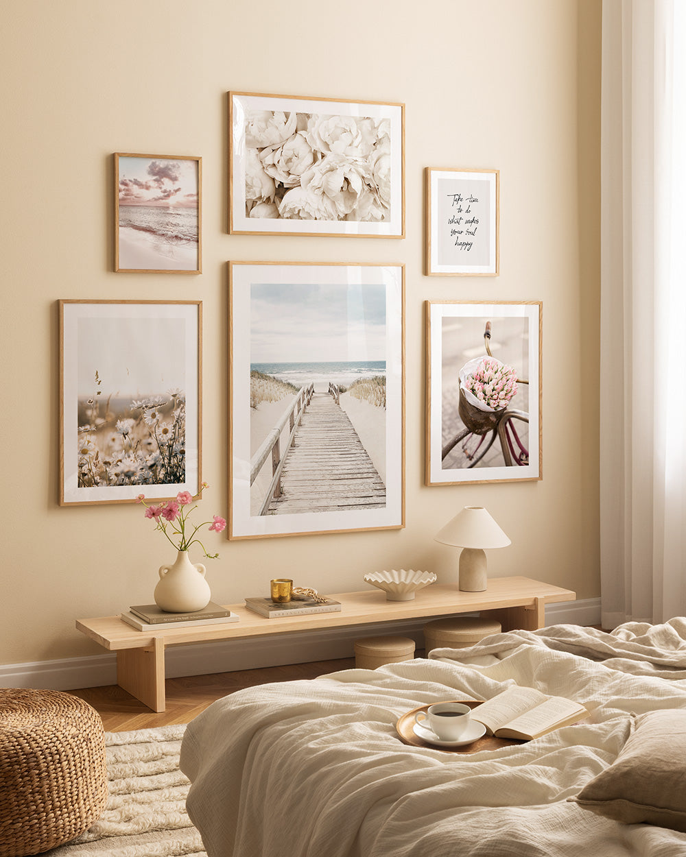 Coastal Calm Gallery Wall