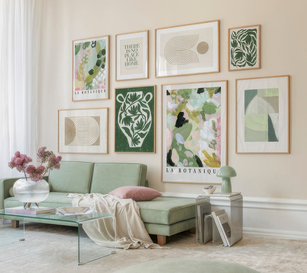 Green Home Gallery Wall