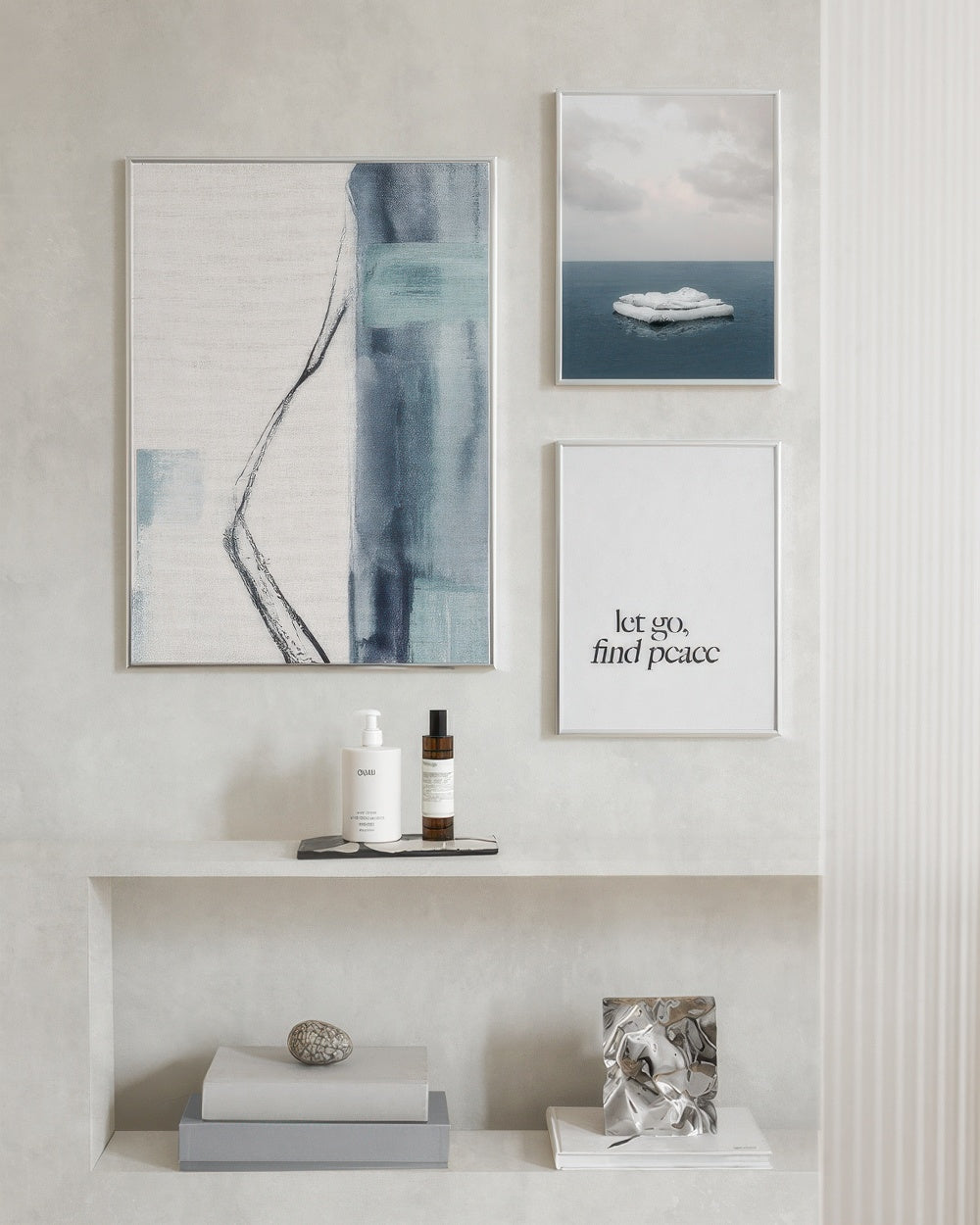 Minimalistic Zen Trio - 3 Pieces