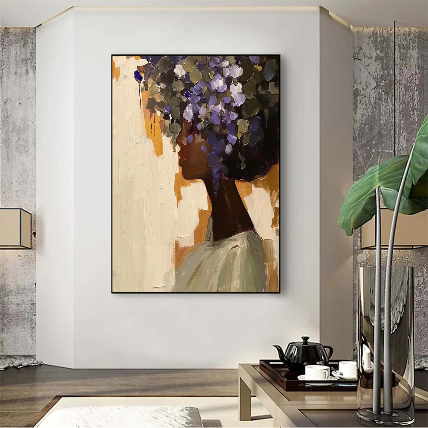 People Canvas Art - Abstract