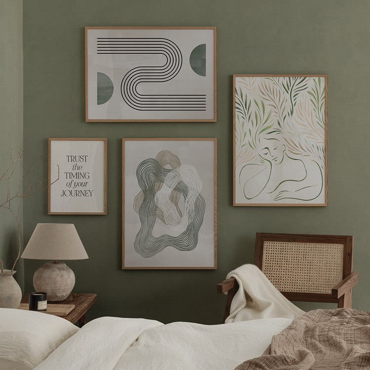 Boho Minimalist Gallery Wall - Set