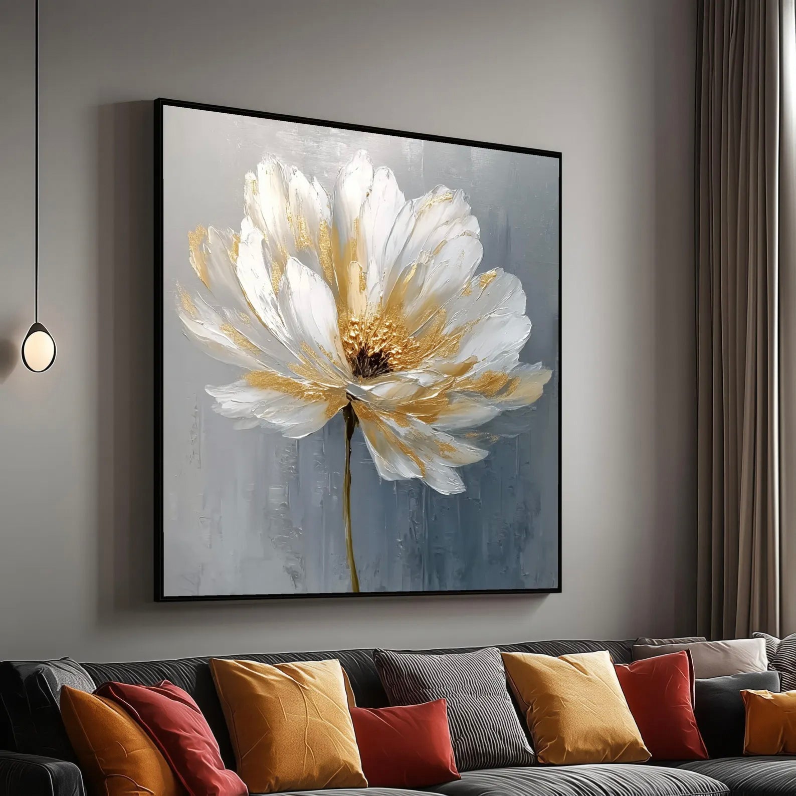 Abstract Flower Art - Printed Canvas