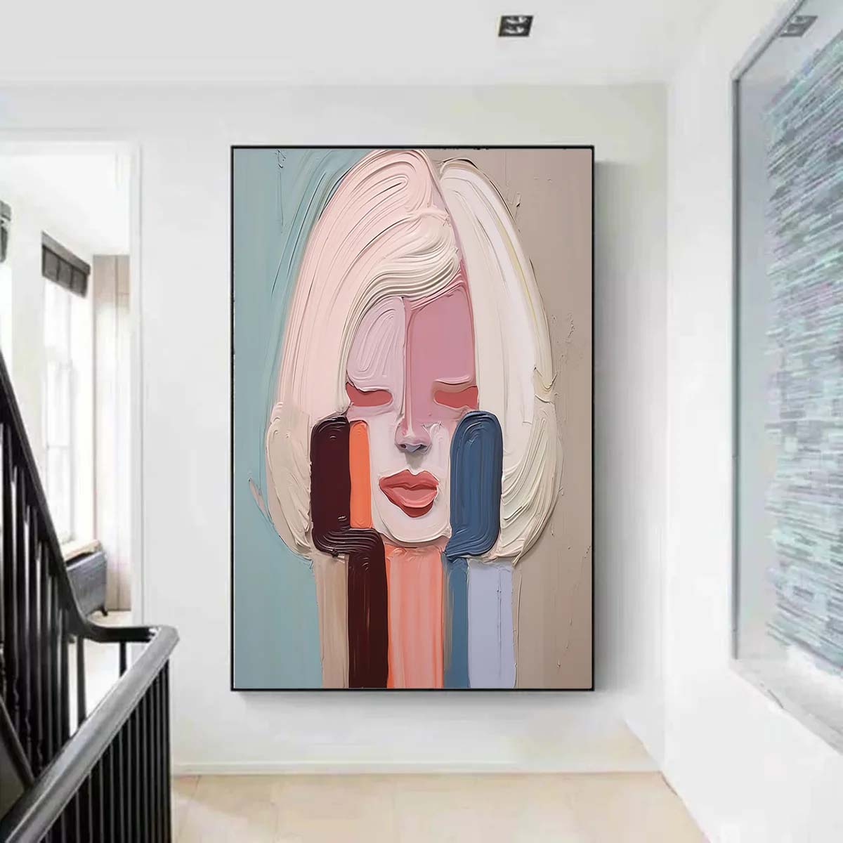 Modern Abstract Minimalist -Printed Canvas