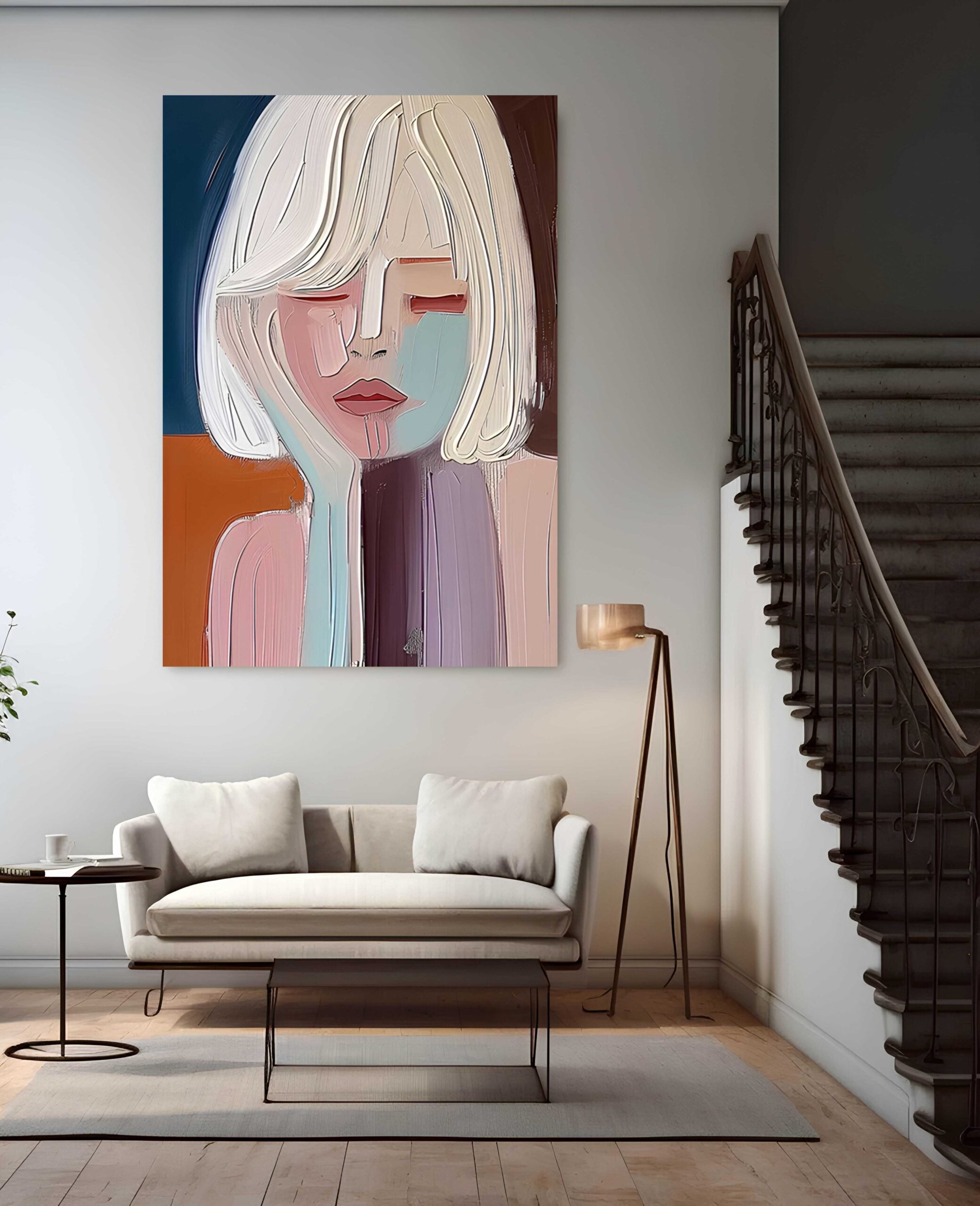 Modern Abstract Minimalist - Printed Canvas