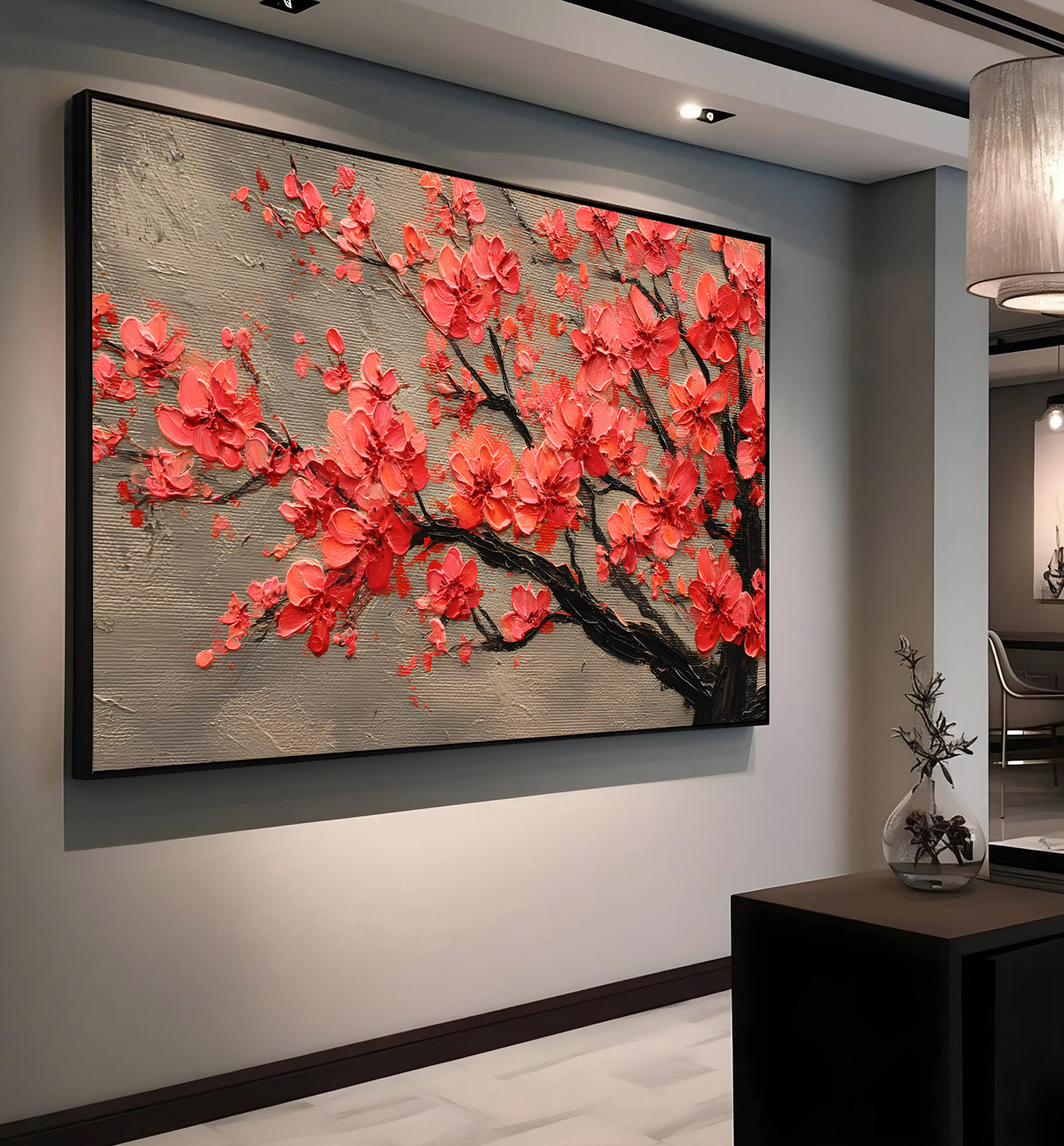Royal Flowers Art - Printed Canvas
