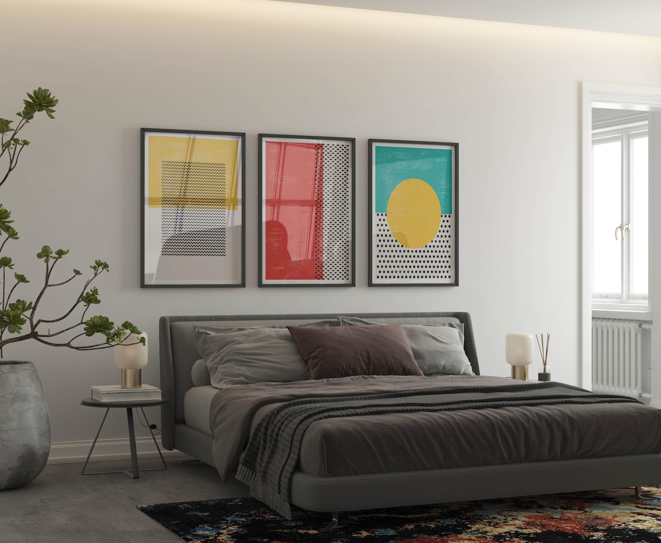 Geometric Set - 3 Pieces