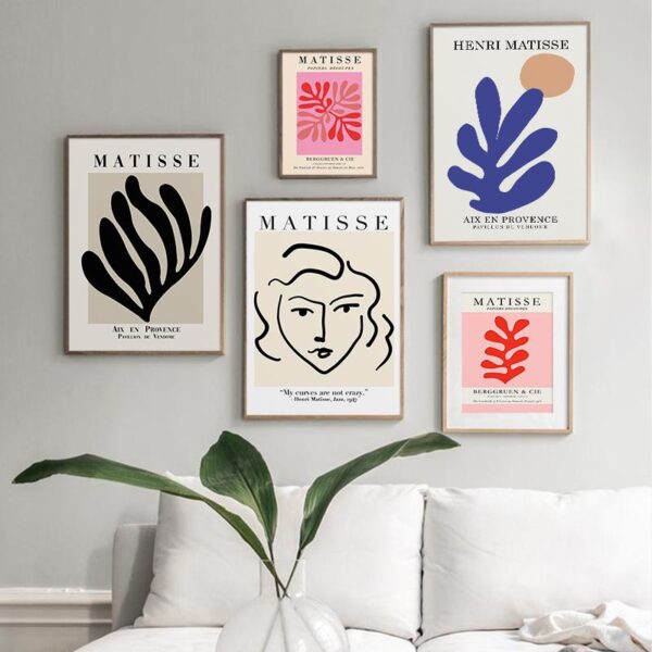 Abstract Face Leaf Set