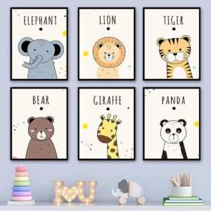 Netter Giraffe Wall Set (6 Pcs )