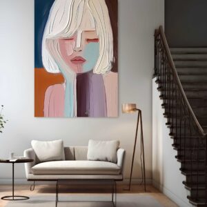 Modern Abstract Minimalist - Printed Canvas
