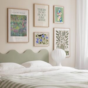 Refreshing Greens Gallery Wall