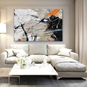Abstract-Expressionist Art - Printed Canvas