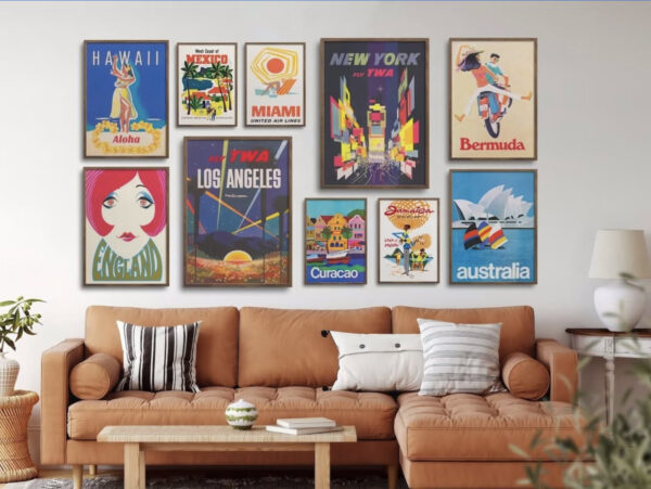 Retro Travel Set - Gallery Wall