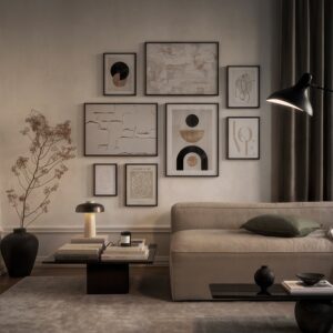 Warm Structure Gallery Wall