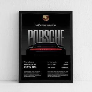 Porsche Car - PVC Frame