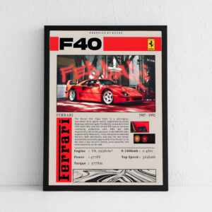 Ferrari F40 - PVC Frame